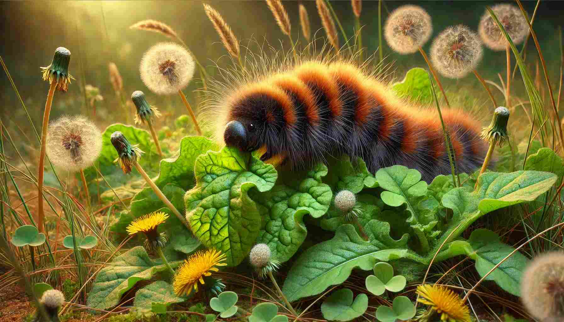 What Do Woolly Bear Caterpillars Eat?